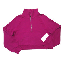 NWT Lululemon Scuba Oversized Funnel Neck Half-Zip in Ripened Raspberry XL/XXL