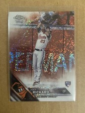 2016 Topps Chrome Update Speckle Joey Rickard Rookie RC #HMT6 Baltimore Orioles