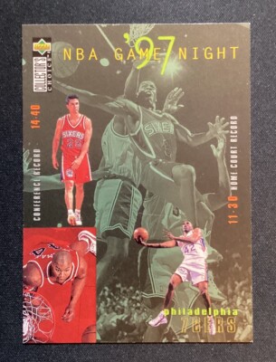 1997 Upper Deck Collector's Choice NBA Game Night Philadelphia 76ers Team #175