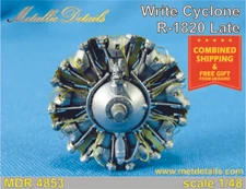 Metallic Details MDR4853 - 1/48 - Wright R-1820 Cyclone late Photo-etched