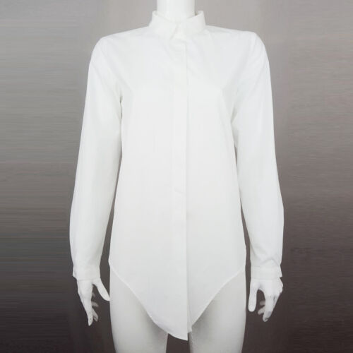 (THE MERCER) NY Long Sleeve Shirt Cotton Poplin Concealed Button White 40 Us10 L - Picture 1 of 7