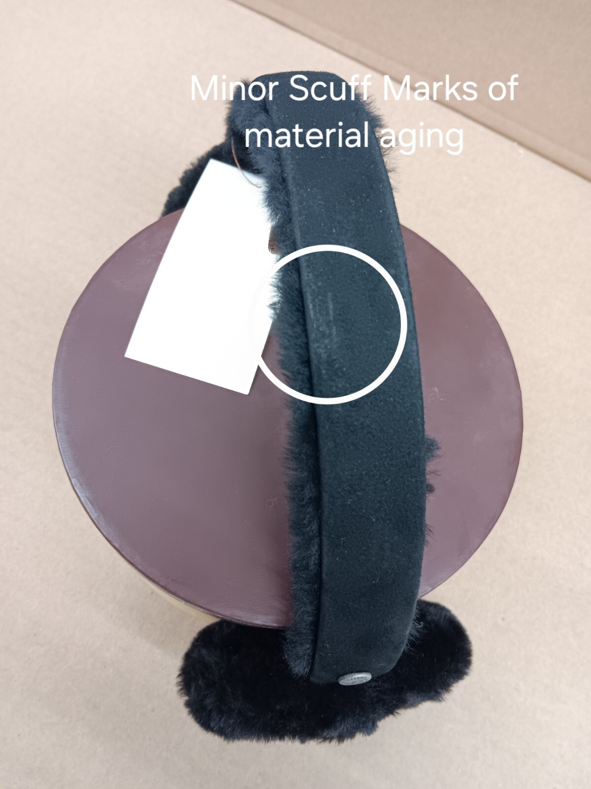 Ugg Sequin Sheepskin Women's Black Earmuff- Style : 66251-Blk- OS (Damaged box) image 2