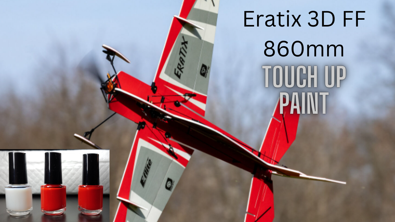 E-flite Eratix EFL01982 - Set Di Corni Di Comando In Schiuma Piatta Per Aereo RC, 860 Mm - 5