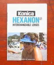 KONICA HEXANON AR LENSES SALES BROCHURE/175804