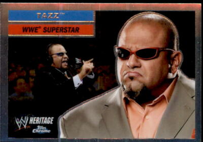 Tazz 2006 Topps Heritage Chrome WWE Card #50