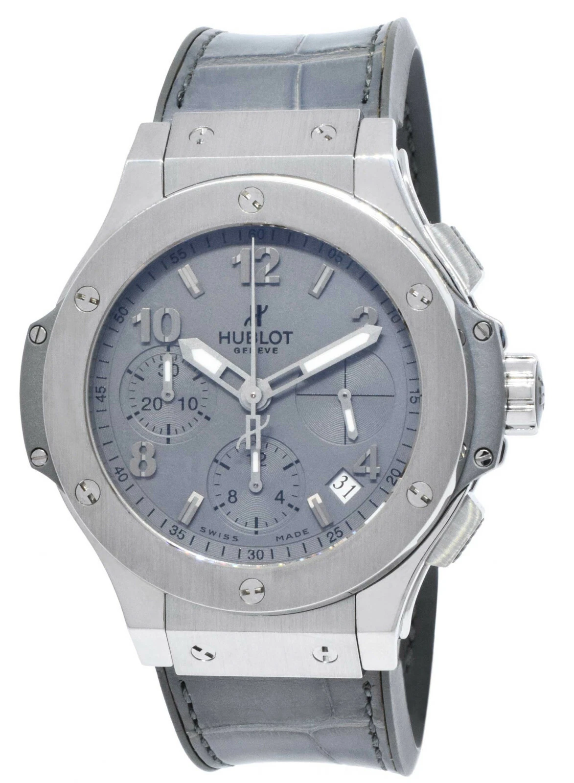 Hublot — Hublot Big Bang Earl Gray Steel Chronograph 41mm Automatic Watch 342.ST.5010.LR
