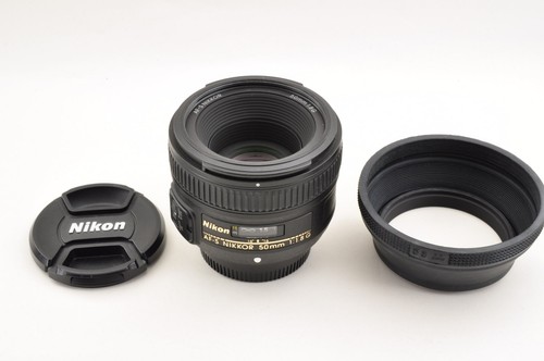 Lente estándar Nikon AF-S 50 mm F/1,8 G NIKKOR con capucha como nueva de Japó... - Imagen 2 de 15