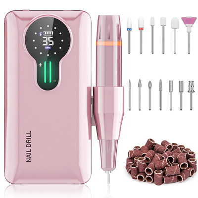 Taladro De Uñas Electrico Inalambrico Profesional 35000 RPM Pulidor Para Lima