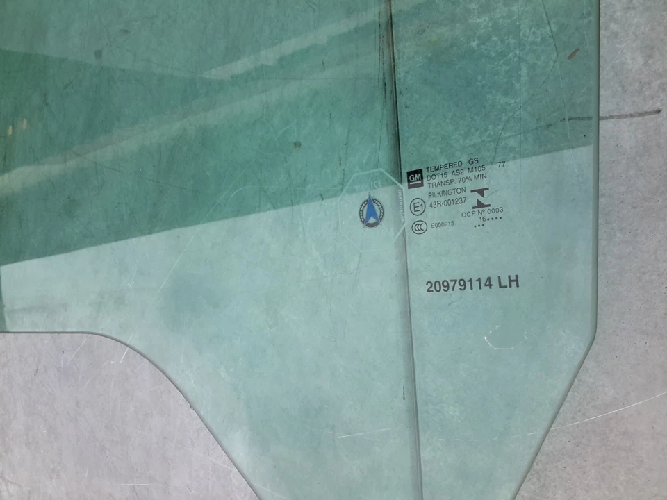 2014-2018 Chevrolet Silverado 1500 Door Window Glass Front Left Driver Side OEM Foto 4 de 4