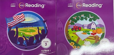 3rd Grade 3 HMH Into Reading MyBook Set Volumes 1-2 Student Edition 2022 My Book
