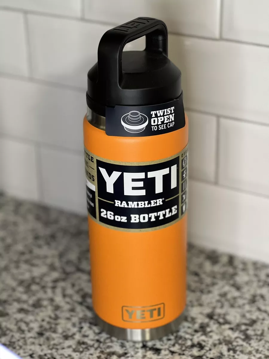 YETI Rambler Bottle - 36 oz. - Chug Cap - King Crab Orange - TackleDirect