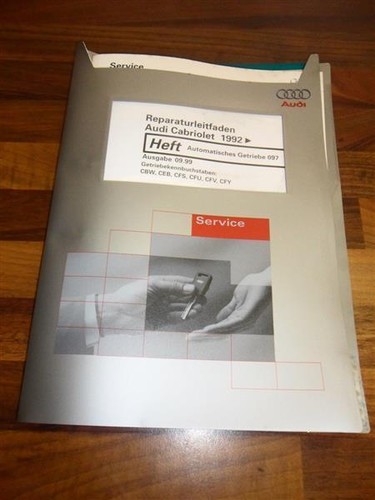 Reparaturleitfaden Audi Cabriolet 1992 Automatisches Getriebe 097