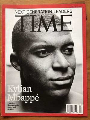 TIME Magazine 2018 Kylian Mbappe France Football PSG Generation Leader NO LABEL