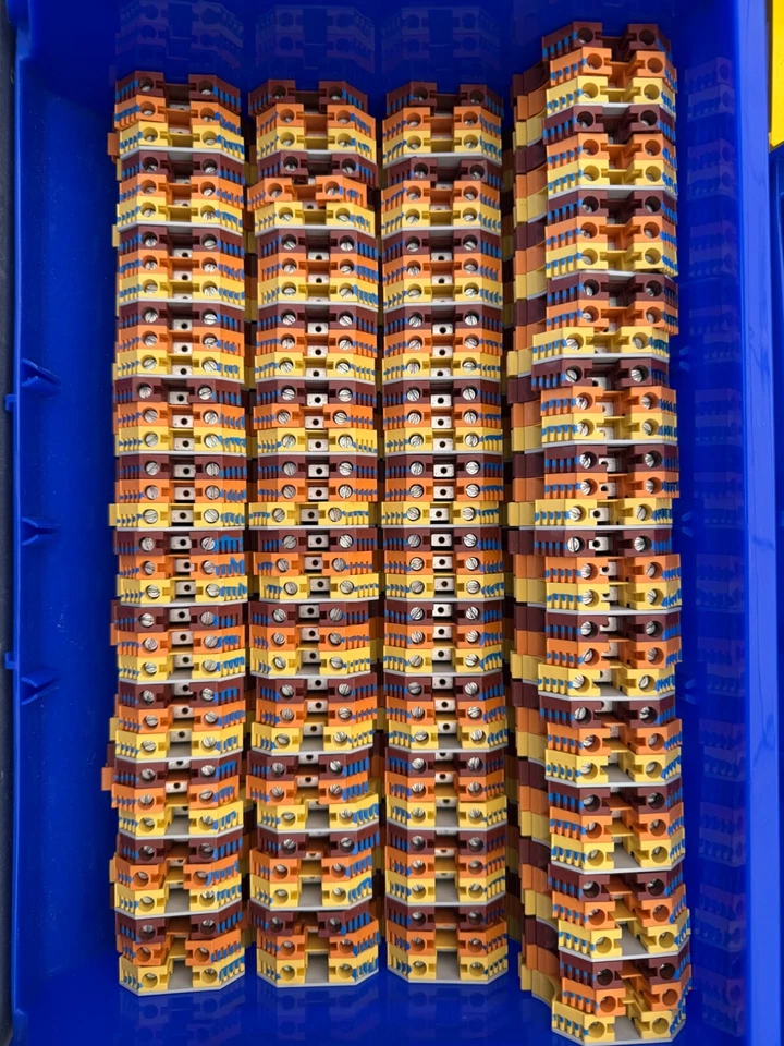 Terminal Blocks for solar panels with Din Rail/ comes with 3 blocks- New - Image 3 of 3