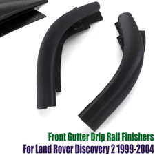 For Land Rover Discovery 2 Front Gutter Drip Rail Finishers Left Right Set