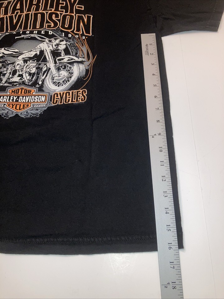 Harley Davidson Black Wolf Bristol Virginia Tennessee Black Tshirt Size XLarge eBay