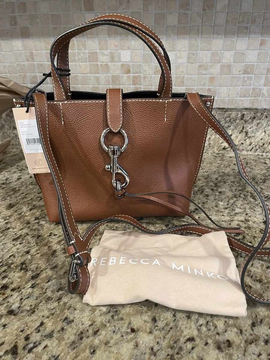 Rebecca Minkoff Megan Tote Crossbody Bag Dark Luggage