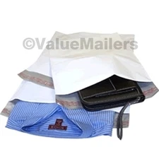 250 - 24x24 WHITE POLY MAILERS ENVELOPES BAGS 24 x 24