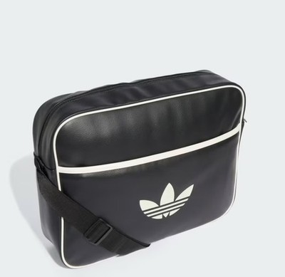ADIDAS ORIGINALS VINTAGE AIRLINER BAG ~ BLACK~ NEW #SH | eBay