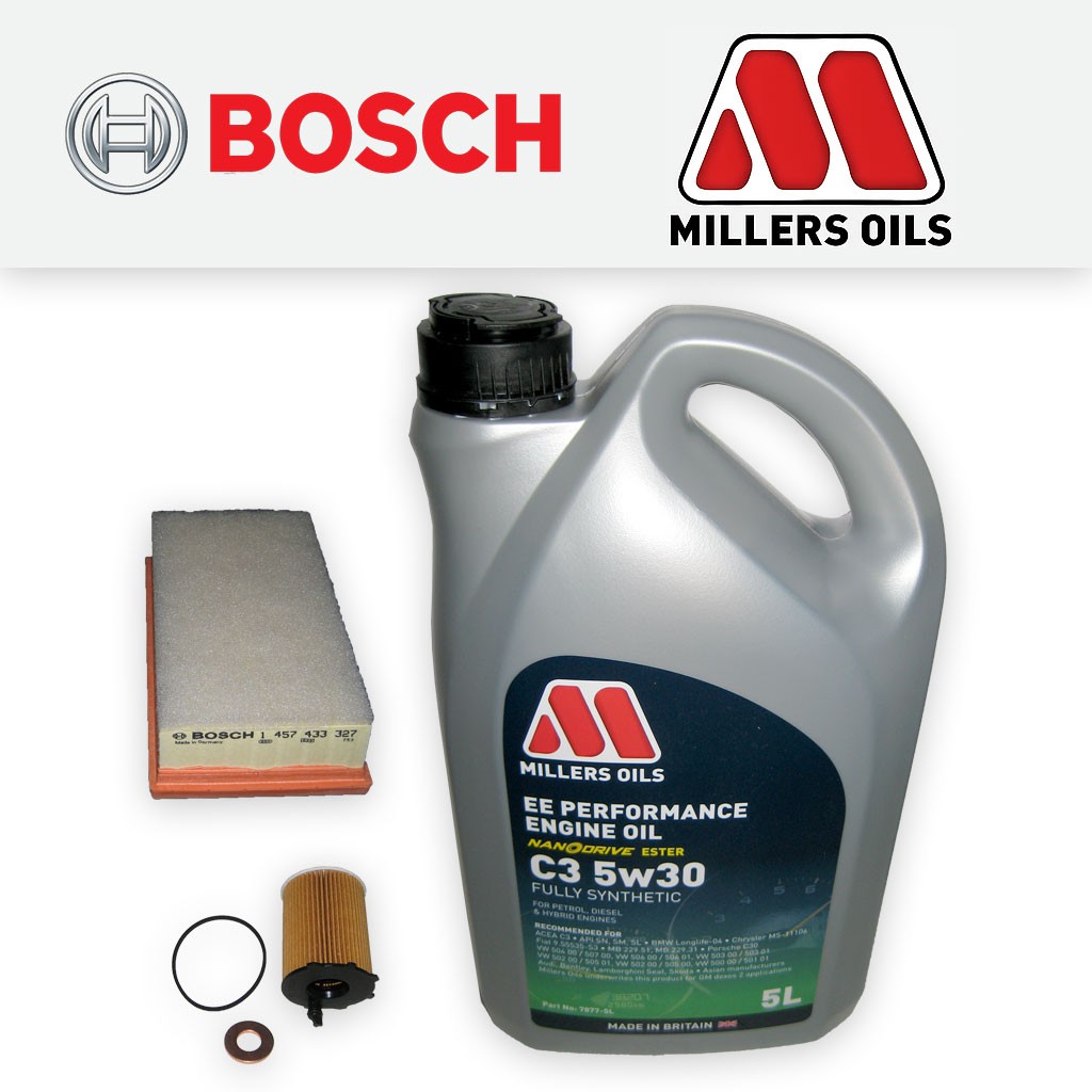 SERVICE KIT for MINI ONE CLUBMAN COOPER D R55 R56 OIL AIR FILTERS +OIL 2007-2010