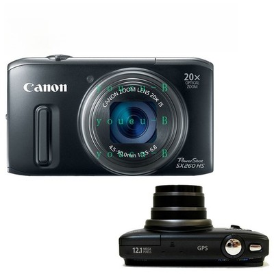 Canon PowerShot SX260 HS Compact Digital Camera Black 12.1MP Face Detection
