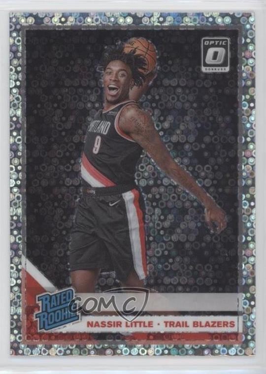 2019-20 Panini Donruss Optic Rated Fast Break Prizm Nassir Little #154 Rookie RC