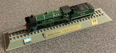 ENGLAND,SOUTHERN RAILWAYS,SPUR N DRUCKGUSS STATISCHE LOKOMOTIVE ZUG,1:160,G=9mm