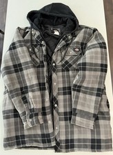 Dickies Men  s Jacket L Grey And Black