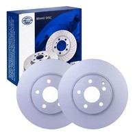2X Hella Bremsscheiben 312Mm Vorne Passend FüR Mercedes CLS E-KLASSE 5415