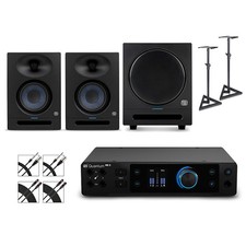 PreSonus Quantum HD2 Audio Interface w/Eris Monitors/SUB8BT/Cables/Stands