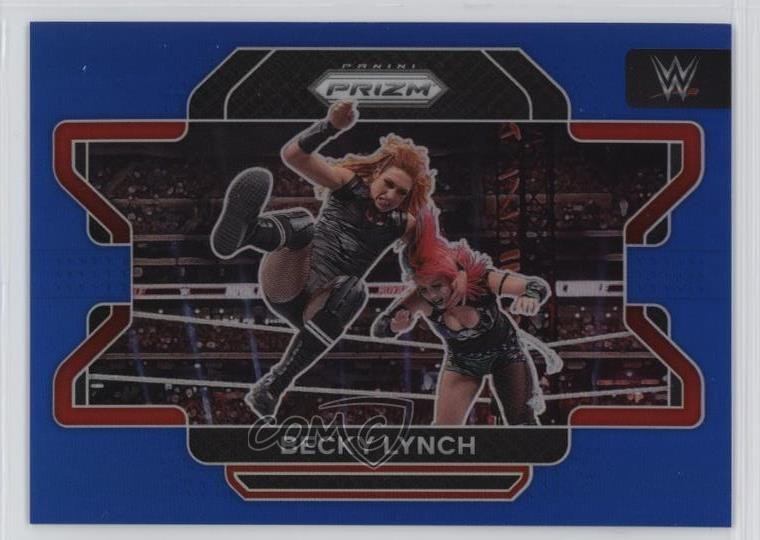 2022 Panini Prizm WWE Blue Prizm 28/199 Becky Lynch #97 16n7