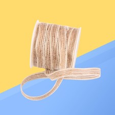 5 M Burlap Ribbon Rolls Fabric Craft Hessian Jute Twine for Gardening