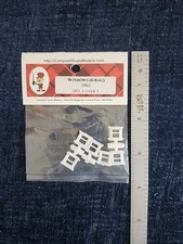 Campbell Scale Models  903, Windows (6 Per Bag) HO Scale, 1 Over 1