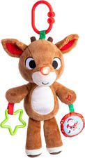 Rudolph the Red-Nosed Reindeer on the Go Teether Developmental Activity Toy, 12
