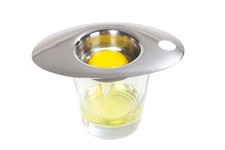 MasterClass Stainless Steel Deluxe Egg Separator with Angle Bowl and Receptacle