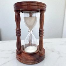 Rosewood 60 Minutes Hourglass - Antique Hourg...