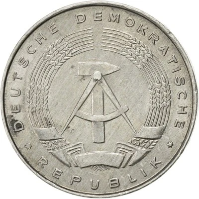 [#419879] Münze, GERMAN-DEMOCRATIC REPUBLIC, 5 Pfennig, 1975, Berlin, VZ, Alumin - Bild 1 von 2