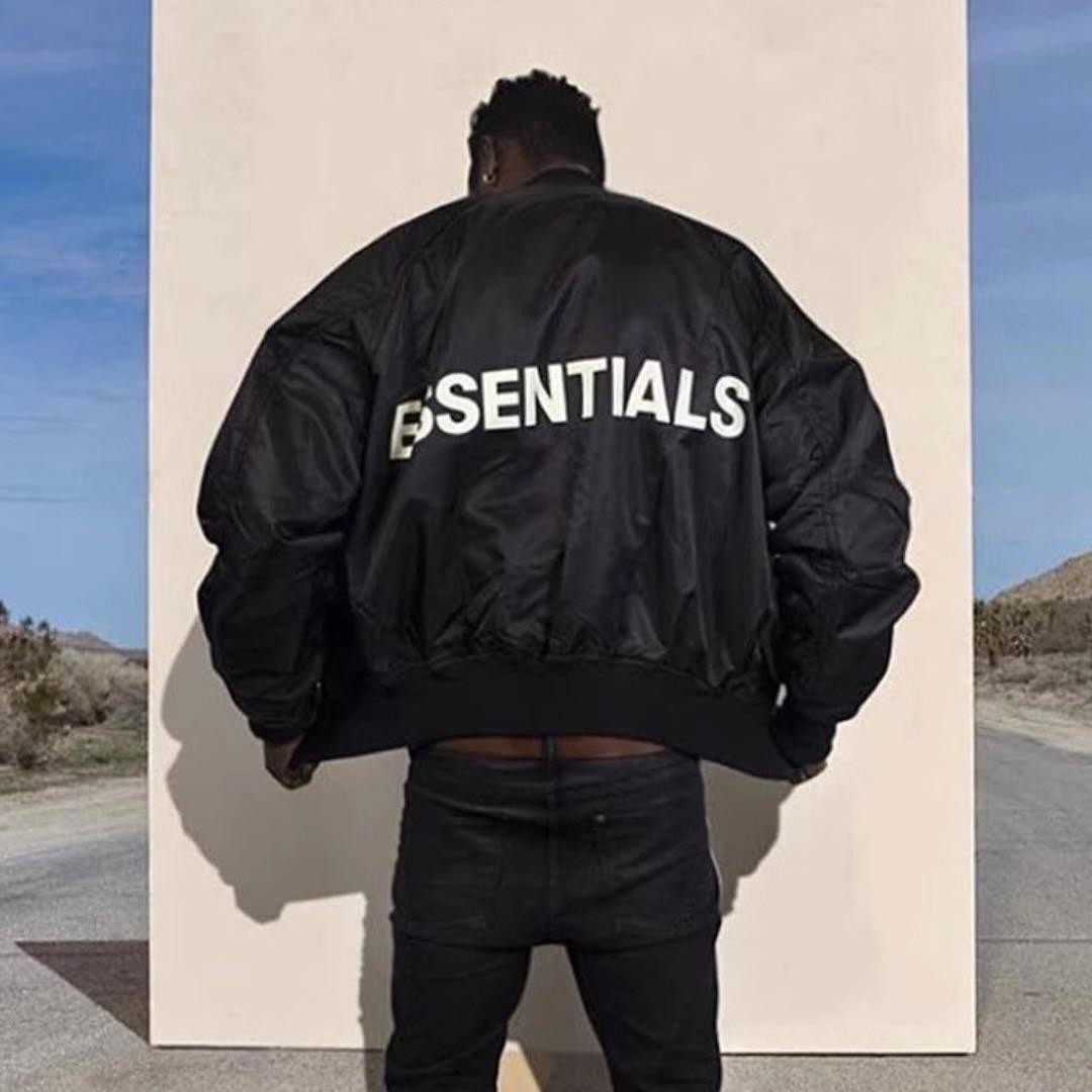 Fog Essentials Bomber Jacket Initial Rare, Men’s … - image 1