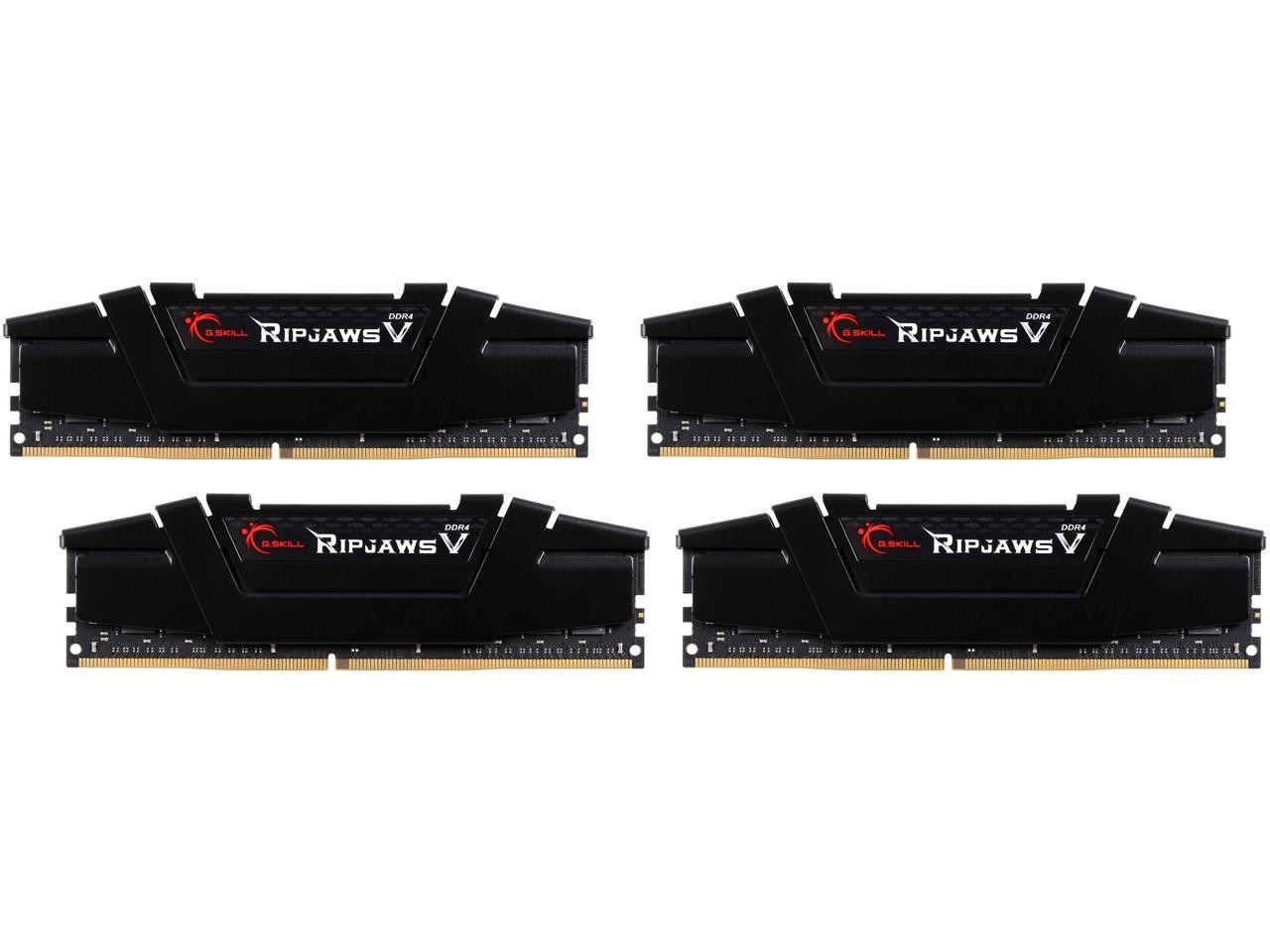 Модуль памяти G.SKILL Ripjaws V DDR4 SDRAM емкостью 64 ГБ (f4-3200c16q-64gvk)