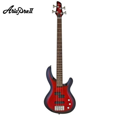 Aria Pro II IGB Series Electric Bass Guitar Metallic Red Shade IGB-STD-MRS
