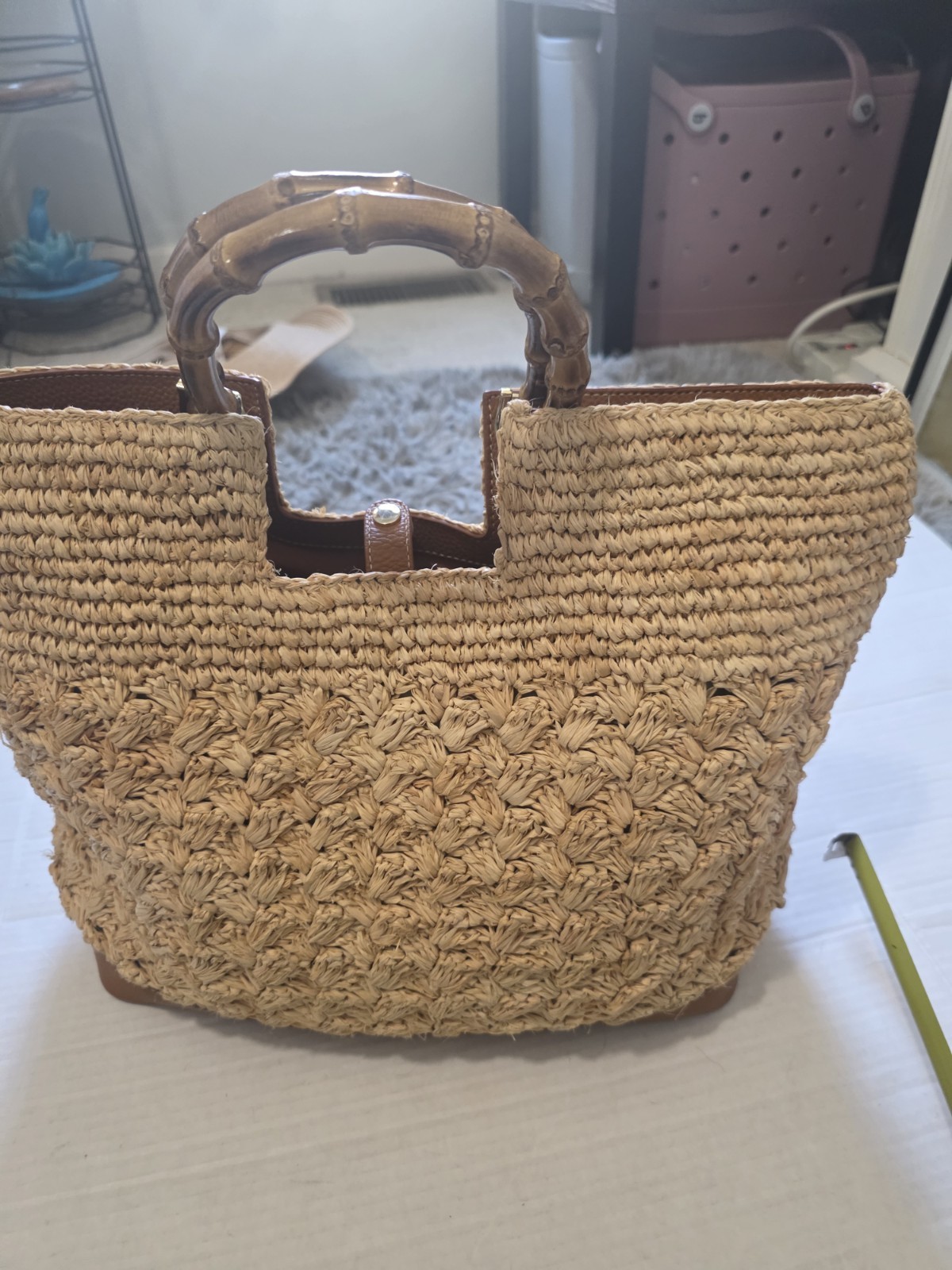 j mclaughlin wicker bag - image 5