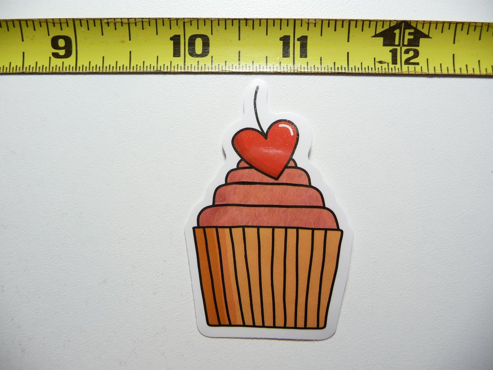 Heart Cupcake Sticker Decal for Family Mom Dad Son Daughter-image