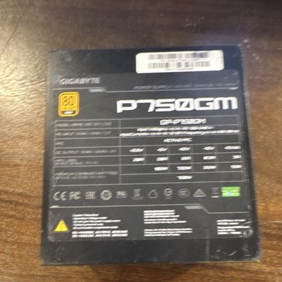 GIGABYTE GP-P750GM 750W 80 Plus Gold Modular ATX Power Supply 24 Pin PCI-E