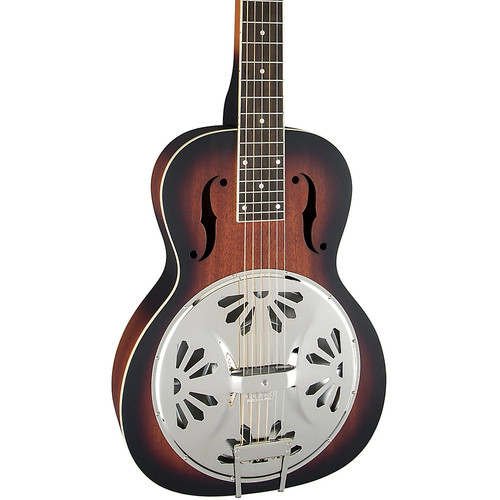 Gretsch Bobtail SquareNeck A.E., Mahogany Body Spider Cone Resonator Guitar LN