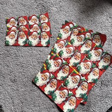 188 Vintage Paper Scraps Decoupage Santa Faces MLP 873 Christmas Crafts Crackers