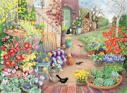 Rompecabezas Happy Days Nº 4 Glorious Gardens 4 x 500 piezas de Ravensburger - Imagen 7 de 9