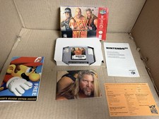 WCW Nitro Nintendo 64 N64 Complete Boxed Game w/ Inserts Authentic Tested