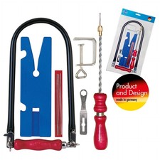 Pebaro Laubs&auml;ge-Set mit Drillbohrer, Hochweriges g&uuml;nstiges Komplettset in T&uuml;te