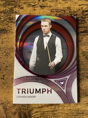 2025 Futera Platinum World Sports - Stephen Hendry Triumph /3 SSP Snooker