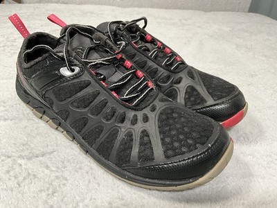 Merrell Crush Glove Women's Barefoot Training Shoes Black Pink Vibram Size 9